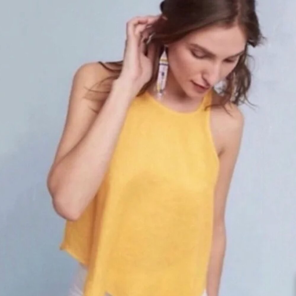 Maeve 100% Linen Swing Tank